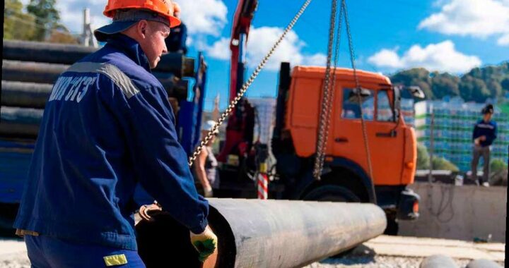 Реконструкция сетей водоснабжения в Сочи за неделю