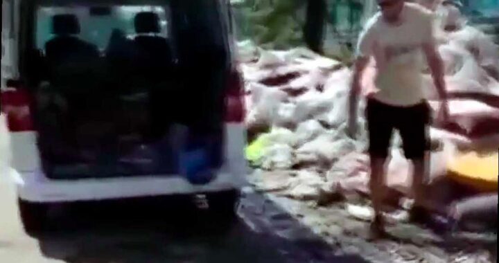 В Сочи задержали молодого мужчину за незаконное выброс мусора