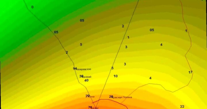В Сочи выпало много дождя за ночь: ожидается шторм и смерчи