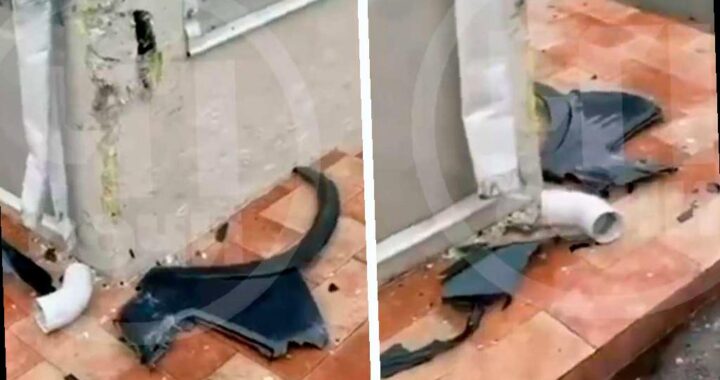 Каршеринг автомобиль протаранил здание ресторана в Сочи