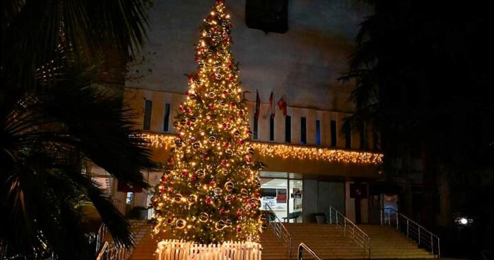 В Сочи установлены около 90 праздничных световых арт-объектов