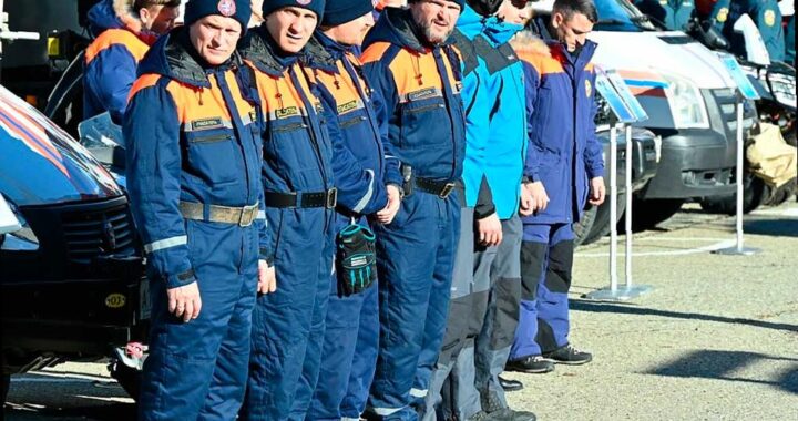 Масштабные учения экстренных служб в горах Сочи