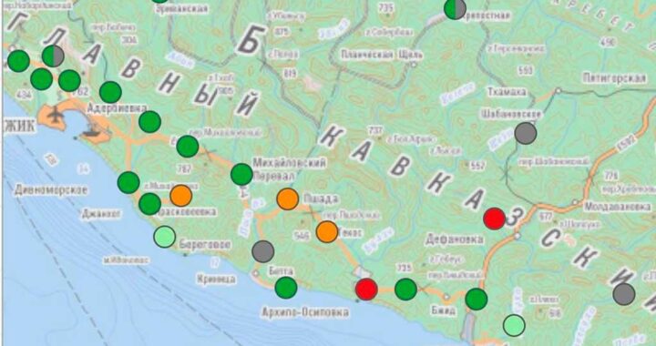 На Кубани ожидается подъем уровня воды в реках из-за снегопадов