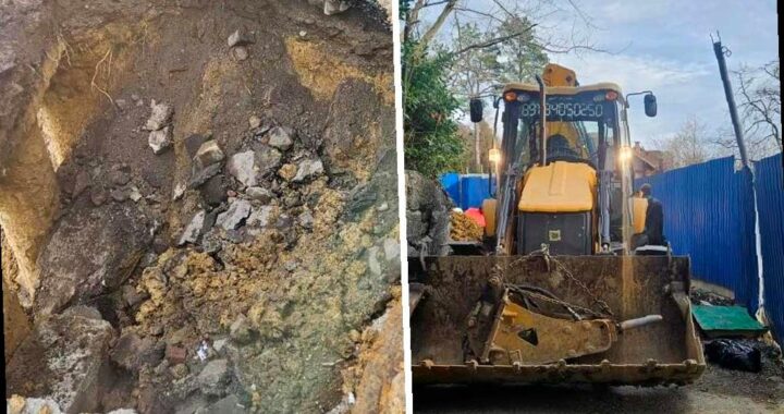 В Хостинском районе Сочи начали восстанавливать дорогу